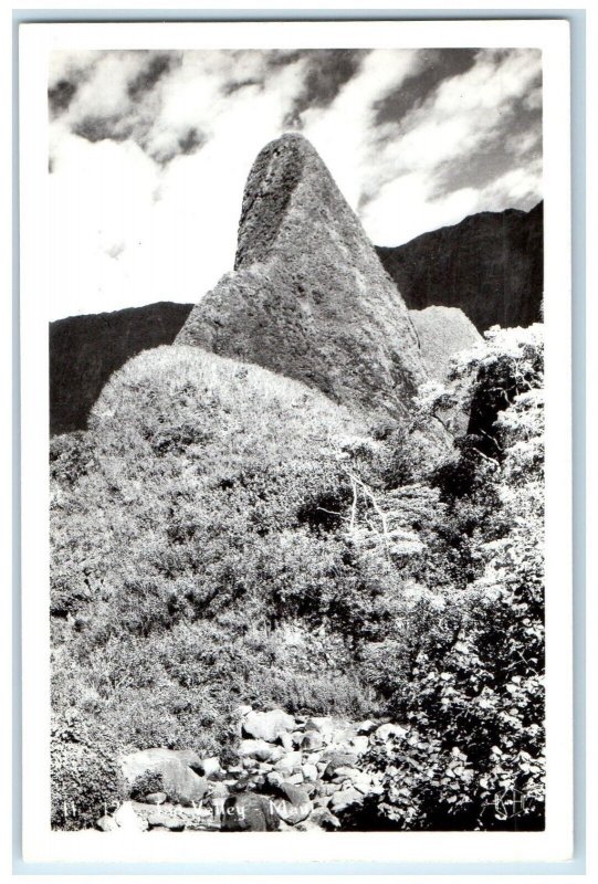 c1940s The Needle Iao Valley Maui Hawaii HI RPPC Photo Unposted Vintage Postcard