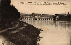 CPA VILLEURBANNE Canal de Jonage (614322)