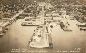 PENSACOLA FL PALAFOX STREET VINTAGE REAL PHOTO POSTCARD RPPC