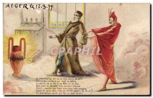 Old Postcard Devil Mephisto Algiers