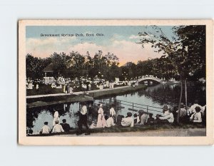 Postcard Government Springs Park, Enid, Oklahoma