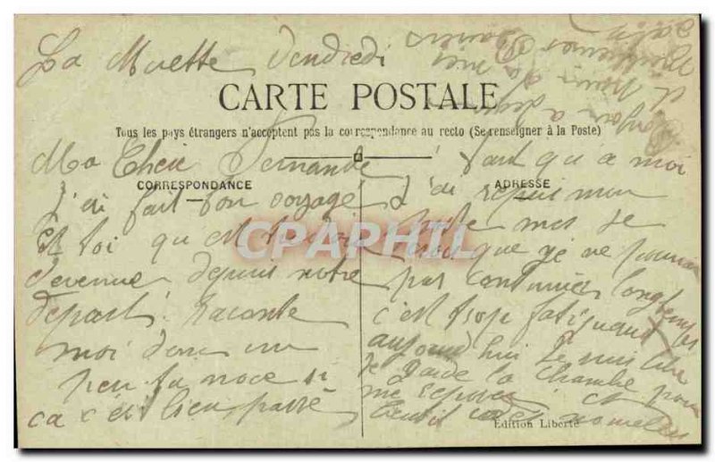 Paris Postal Church St-Michel-Old Map