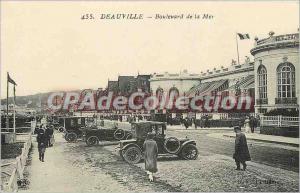 Old Postcard Deauville Boulevard de la Mer