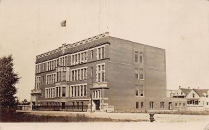 J81/ Chicago Illinois RPPC Postcard c1910 Belding School Building 299