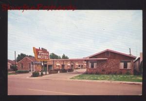 OKLAHOMA CITY OKLA. TOWER MOTEL ROUTE 66 VINTAGE ADVERTISING POSTCARD