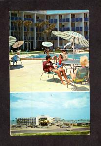 FL Quality Courts Motel Ormond Beach Florida Postcard Pool