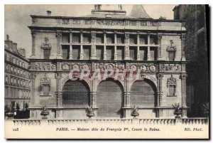Postcard Old House called Paris of Francois I Course Queen