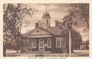 Virginia Williamsburg Old Court House Albertype