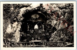 c1940s Portland OR RPPC Grotto Real Photo Sanctuary of Our Sorrowful Mother A164