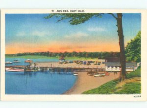 Pre-chrome NEWLY BUILT BOAT DOCK Cape Cod - Onset In Wareham MA AF4719@