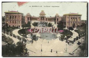 Old Postcard Marseille Palais Longchamps