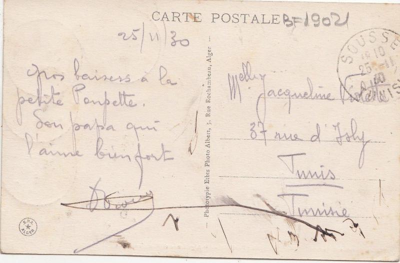 BF19021 sousse tunisia cite algerienne et vue d ensemble  front/back image