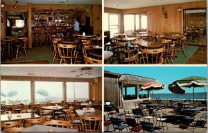 Vtg Rye NH Pirates Cove Restaurant Peg Leg Lounge Wallis Sands Beach Postcard