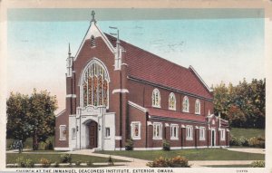 OMAHA, Nebraska, PU-1938; Church at the Immanuel Deaconess Instritute, Exterior