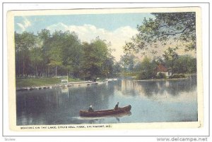 Boating on the lake, Druid Hill Park, Baltimore, Maryland, 00-10s