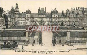 Postcard Old Palace of Fontainebleau The Honor Grid and the Court of Farewells