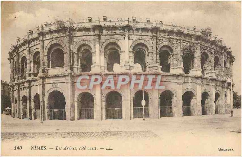 Old Postcard Nimes Arenes The West Coast