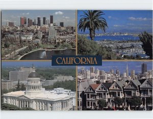 Postcard California's Great Cities, USA