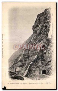 Postcard Old Du Bourg d Oisans Severe Cascade Grand Clot