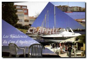 Postcard Modern Office Building Lagrande Geci Vacances red rocks of Cap d'Agd...