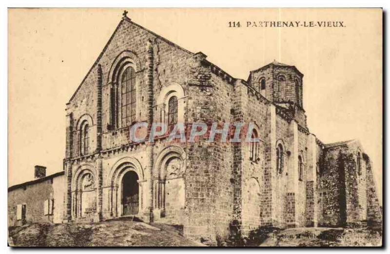 Parthenay Old Postcard