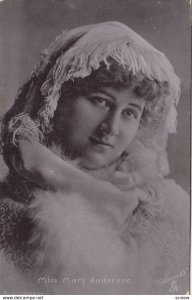 ACTRESS , Miss Mary Anderson , 1905 ; TUCK S 401