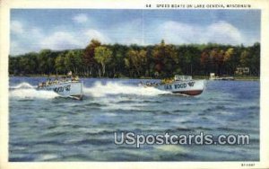 Speed Boats - Lake Geneva, Wisconsin