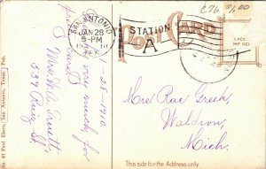 Postcard Texas San Antonio Academy of Our Lady of the Lake 1910 S57