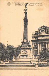 B106096 Belgium Bruxelles Monument Anspach Statue