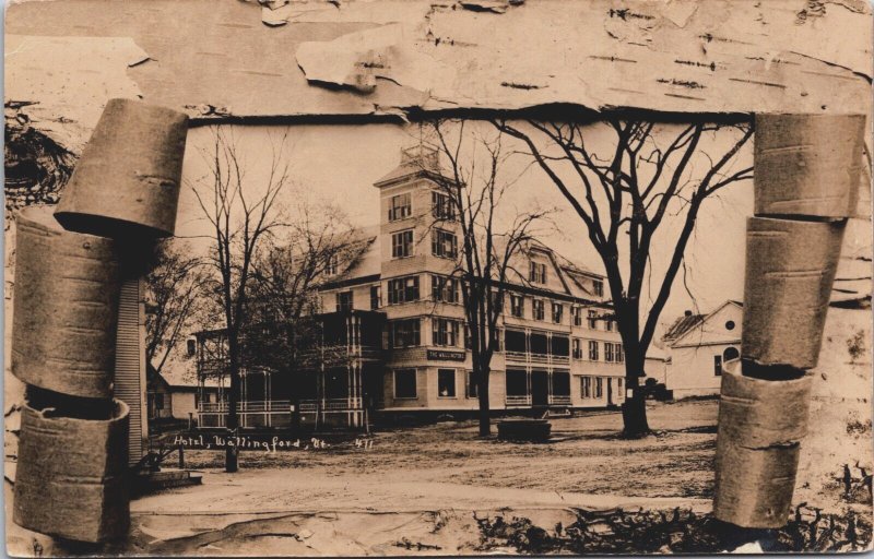 Hotel Wallingford Vermont Vintage RPPC C140