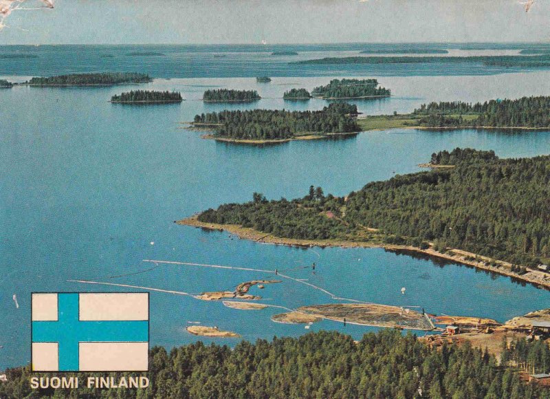 POSTAL B4445: FINLANDIA SUOMI. LAGO