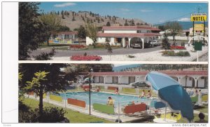 Swimming Pool, Spanish Inn Motel, Kelowna, British Columbia, Canada, 40-60´s