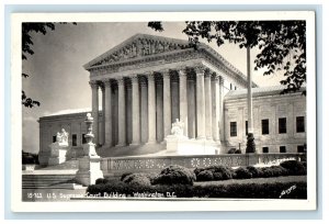 1948 U.S. Supreme Court Building Washington D.C. RPPC Photo Vintage Postcard 