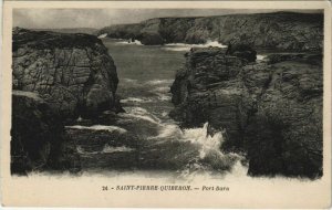 CPA St-PIERRE QUIBERON-Port Bara (27458)