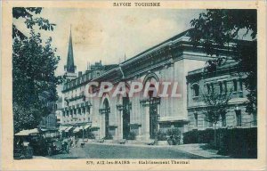 Old Postcard Aix les Bains Savoie Tourism Spa Establishment