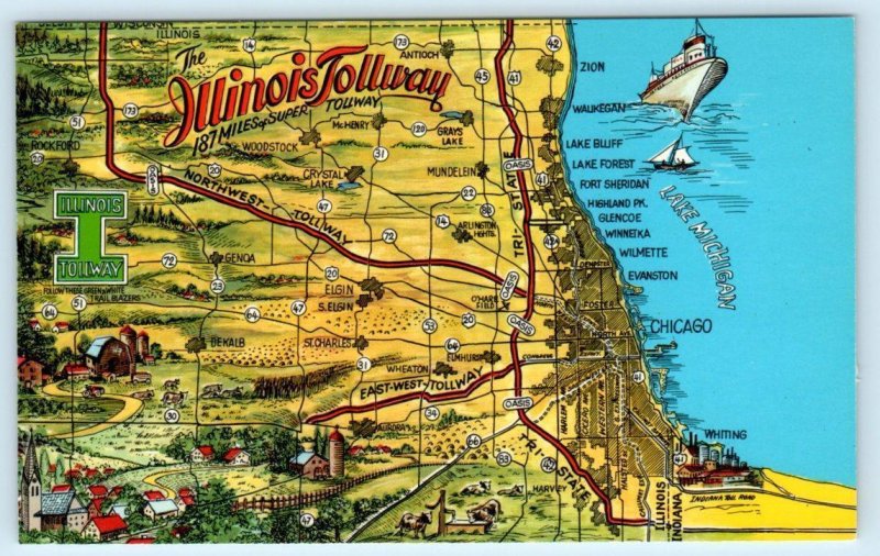 chicago tollway map