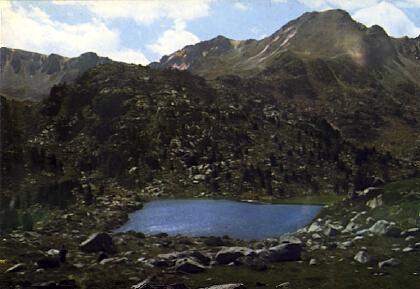 POSTAL 56898: Valls d Andorra lago Envalira y monta? de Pessons