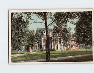 Postcard A Fraternity House Sigma Phi, University of Michigan, Ann Arbor, MI
