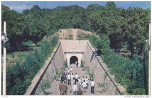 Entrance to underground Palace of DINGLING , China , 70-90s