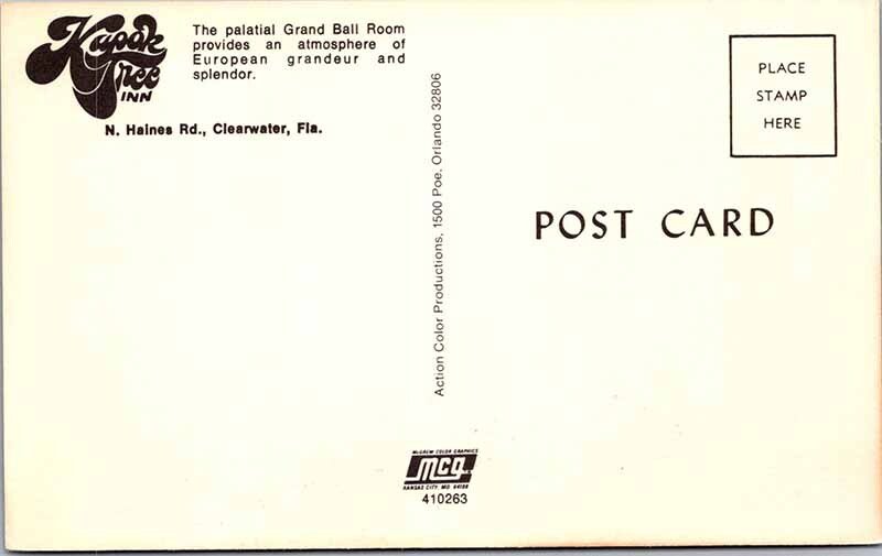 Postcard BUILDING SCENE Clearwater Florida FL AK2806