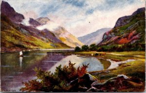 Lock Eck, West Highlands of Scotland Tuck 7136 Vintage Postcard Z02