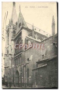 Old Postcard Paris Eglise Saint Severin