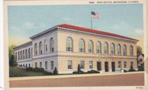 Illinois Waukegan Post Office Curteich