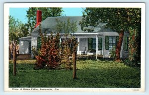 TUSCUMBIA, AL Alabama ~ HOME of HELEN KELLER ~ c1940s Colbert County   Postcard