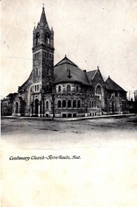 Terre Haute, Indiana - A view of the Centenary Church - c1905