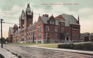 HARTFORD, Connecticut, PU-1911; Public High School