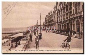 Old Postcard Cabourg Boulevard des Anglais At & # 39arriere map the tip & # 3...