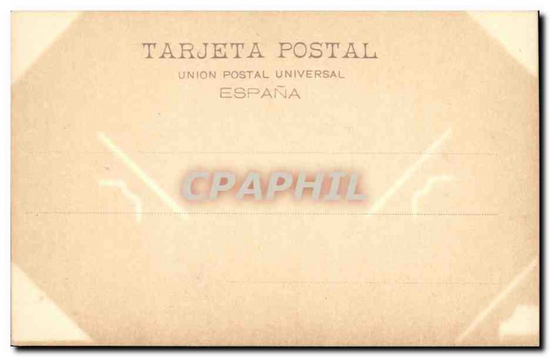 Old Postcard Toledo Puerta De Alcantara