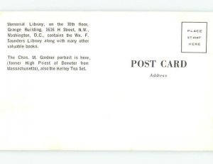 Unused Pre-1980 GRANGE BUILDING LIBRARY Washington DC d6014