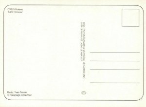 Canada Postcard - Quebec - 'Cafe-Terrasse'   RR9340